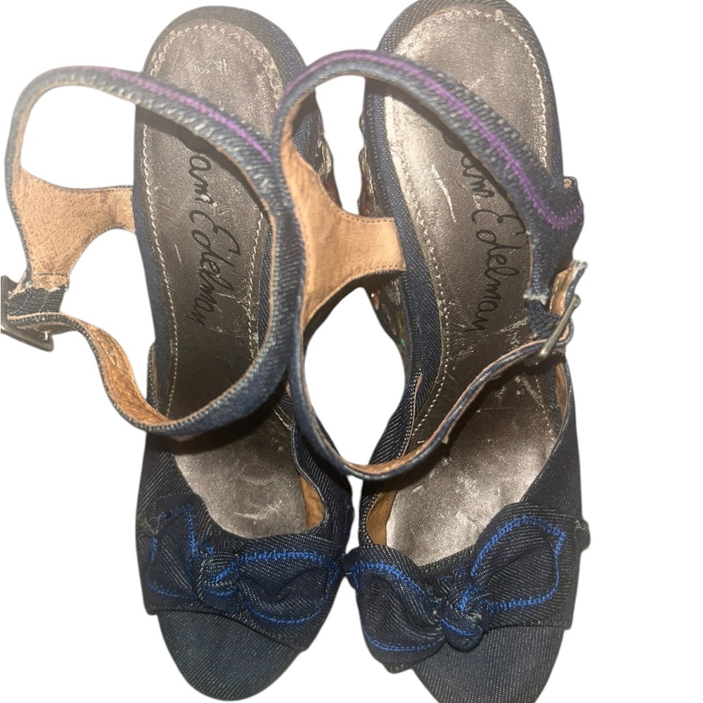 Sam Edelman Denim Jean Embroidered Boho Rylee - Picture 3 of 10